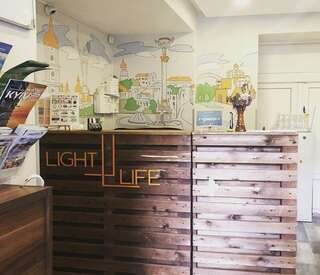 Хостелы Light Life Hostel Киев Двухместный номер Делюкс с 1 кроватью и душем-5